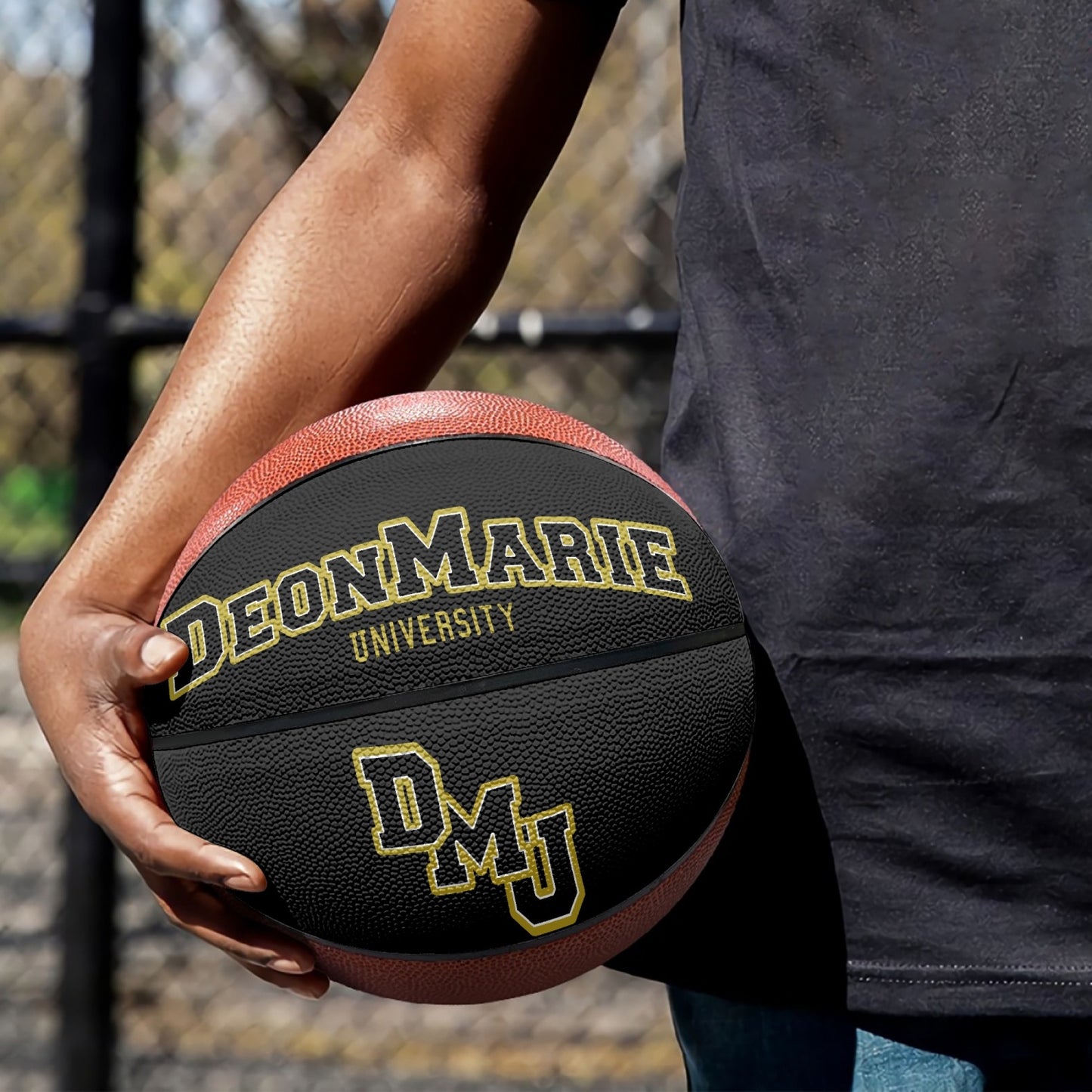 DMU Two Panel Printed Basketball