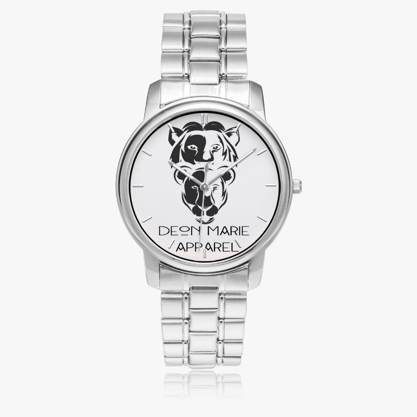 Deon Marie Stainless Steel Quartz Watch (Folding Clasp)