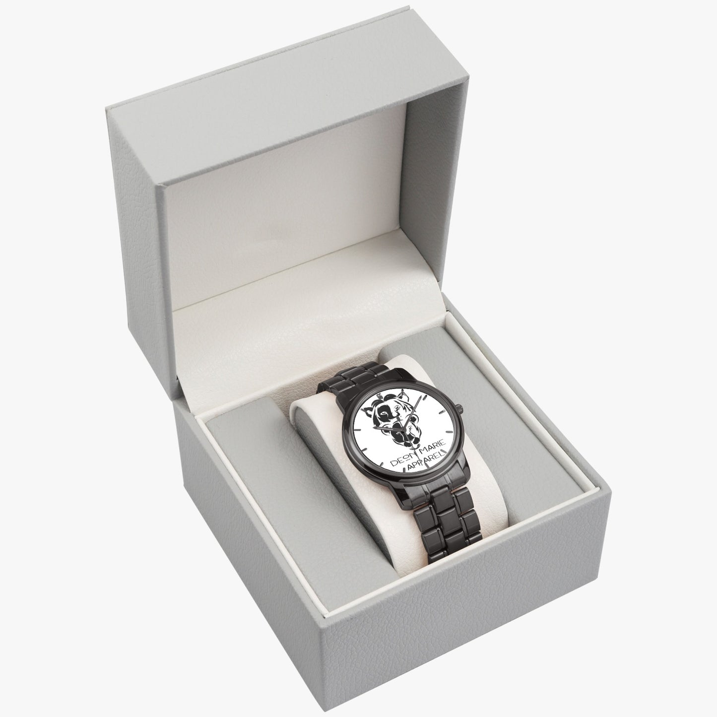 Deon Marie Stainless Steel Quartz Watch (Folding Clasp)