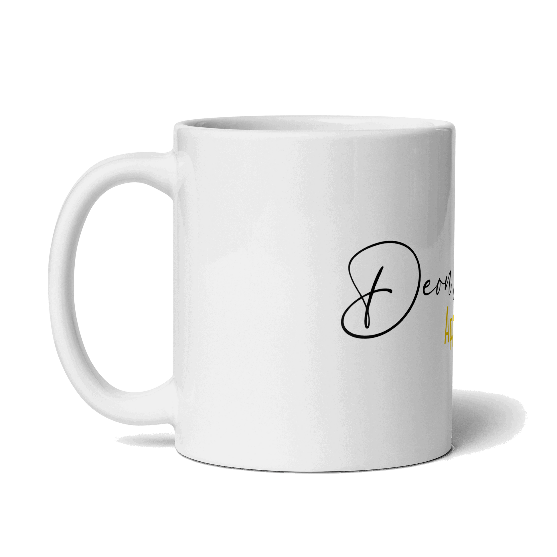 DM Cursive Logo Mug