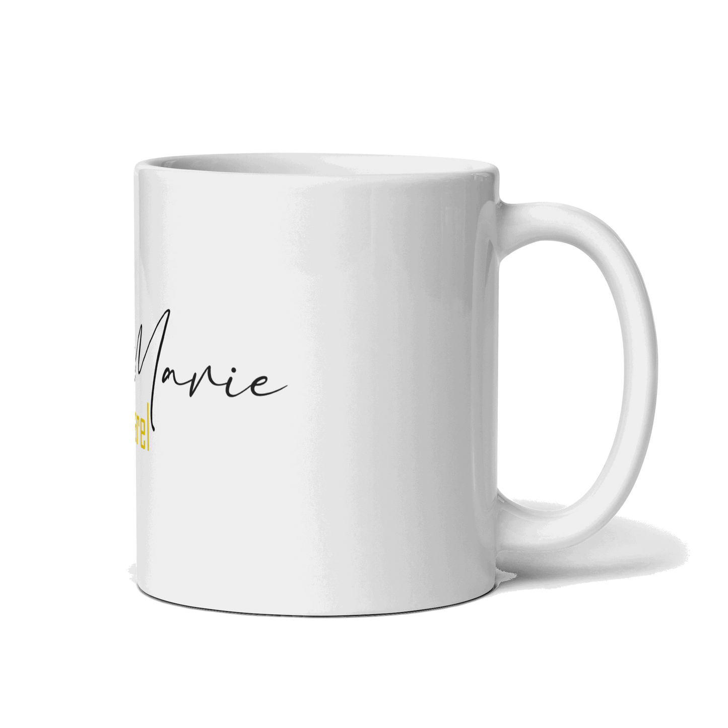 DM Cursive Logo Mug