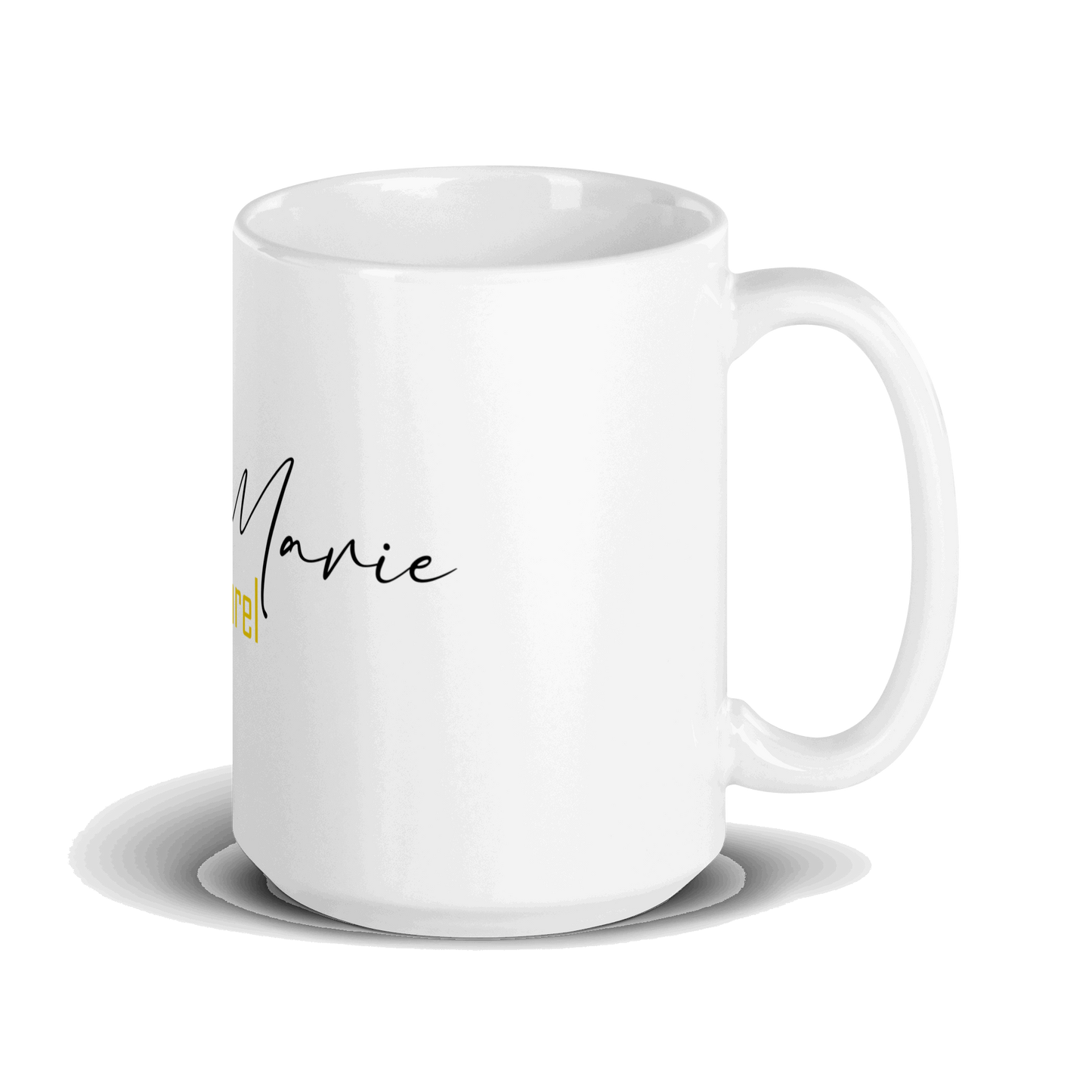 DM Cursive Logo Mug